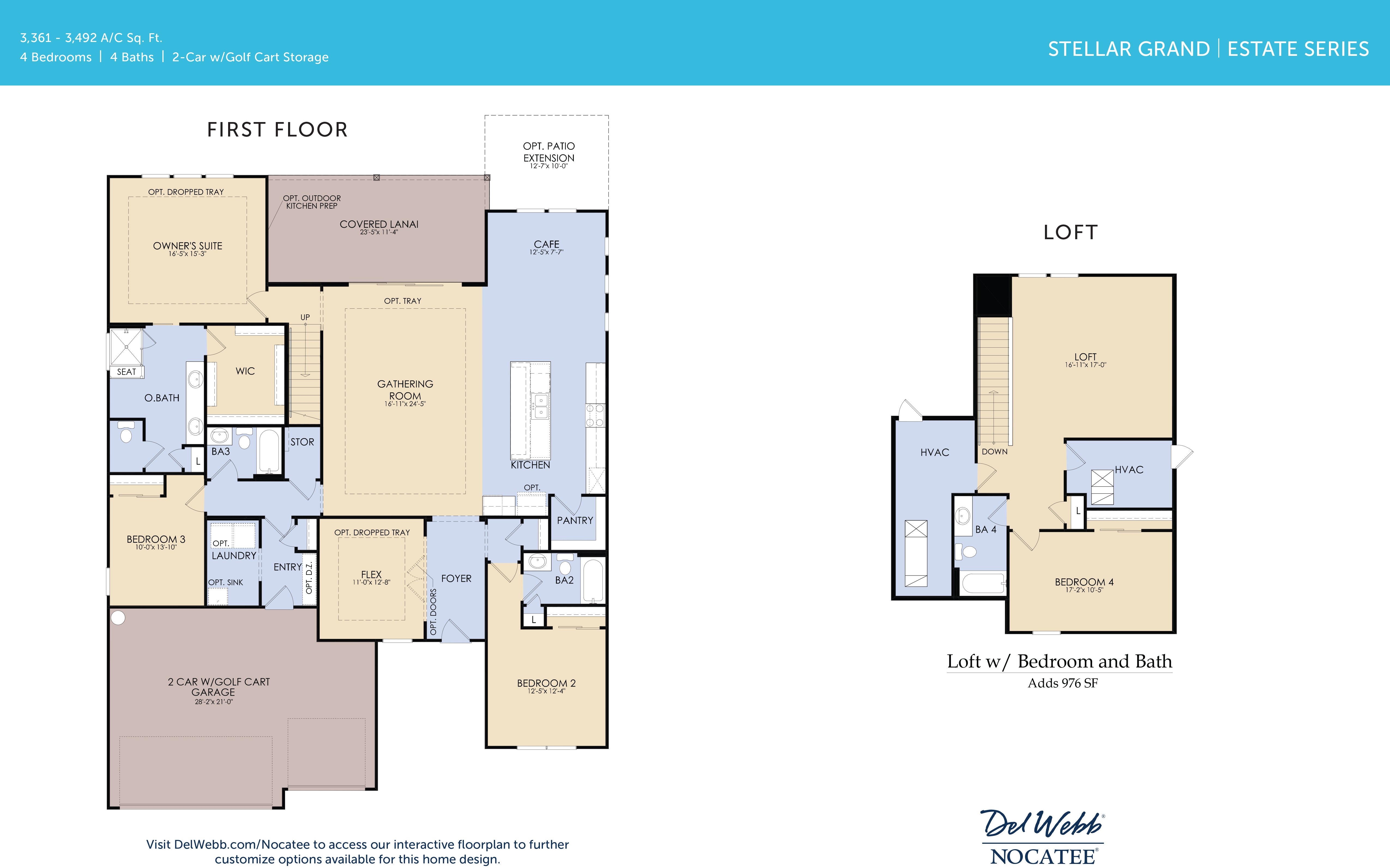 Stellar Grand Floor Plan Del Webb Nocatee